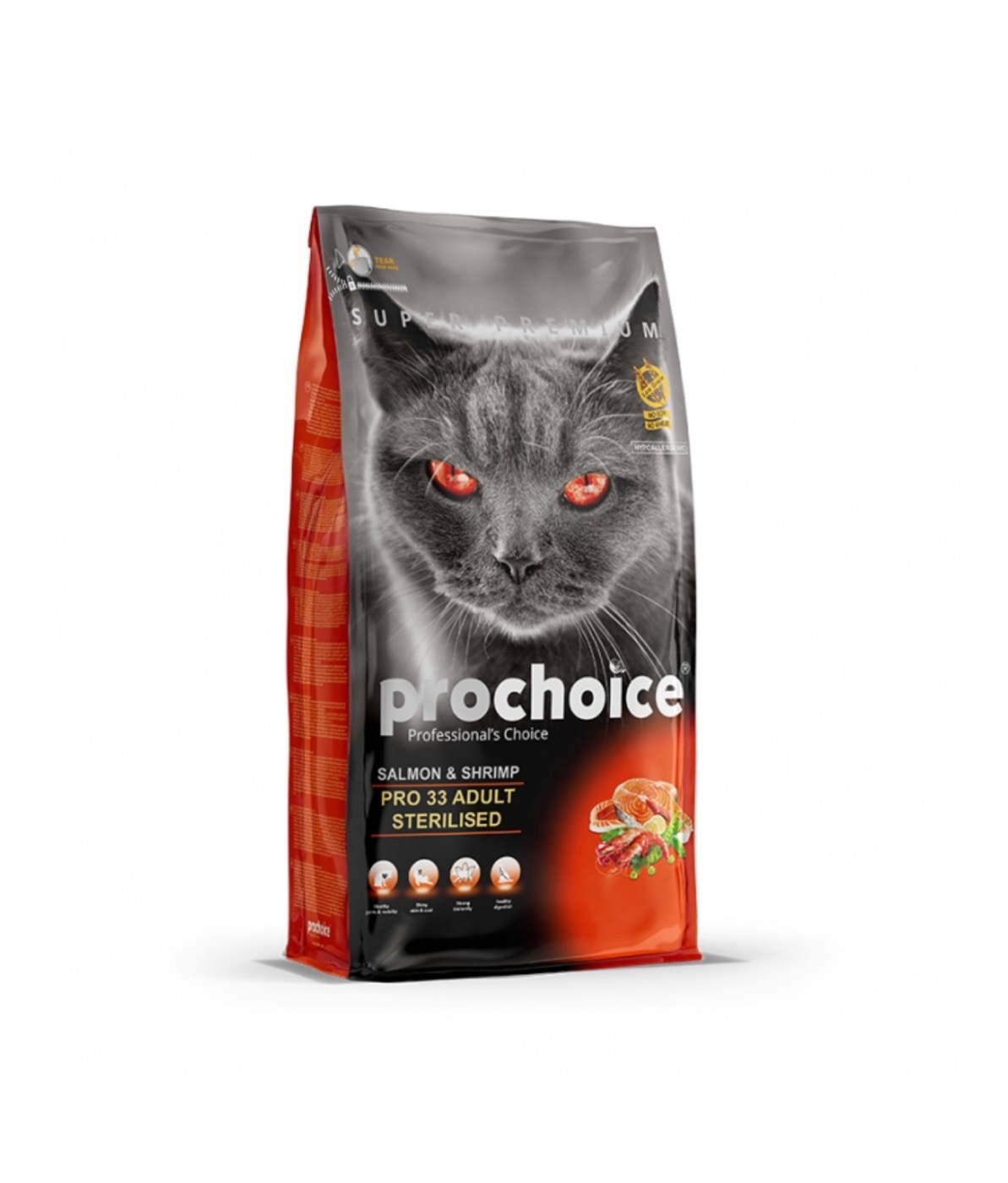 ProChoice Sterilised Σολομός & Γαρίδες 2kg